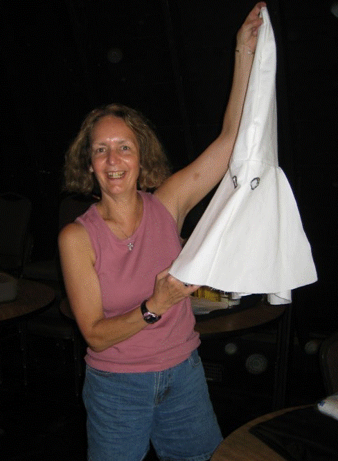 Kathy with creation
